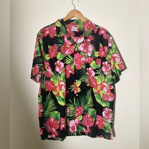 J. Crew member Tropical Hibiscus Floral Men's Cotton Shirt
